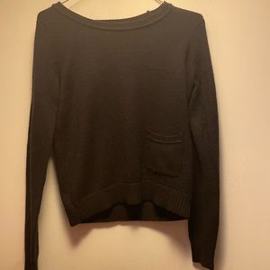 Long black sleeve top